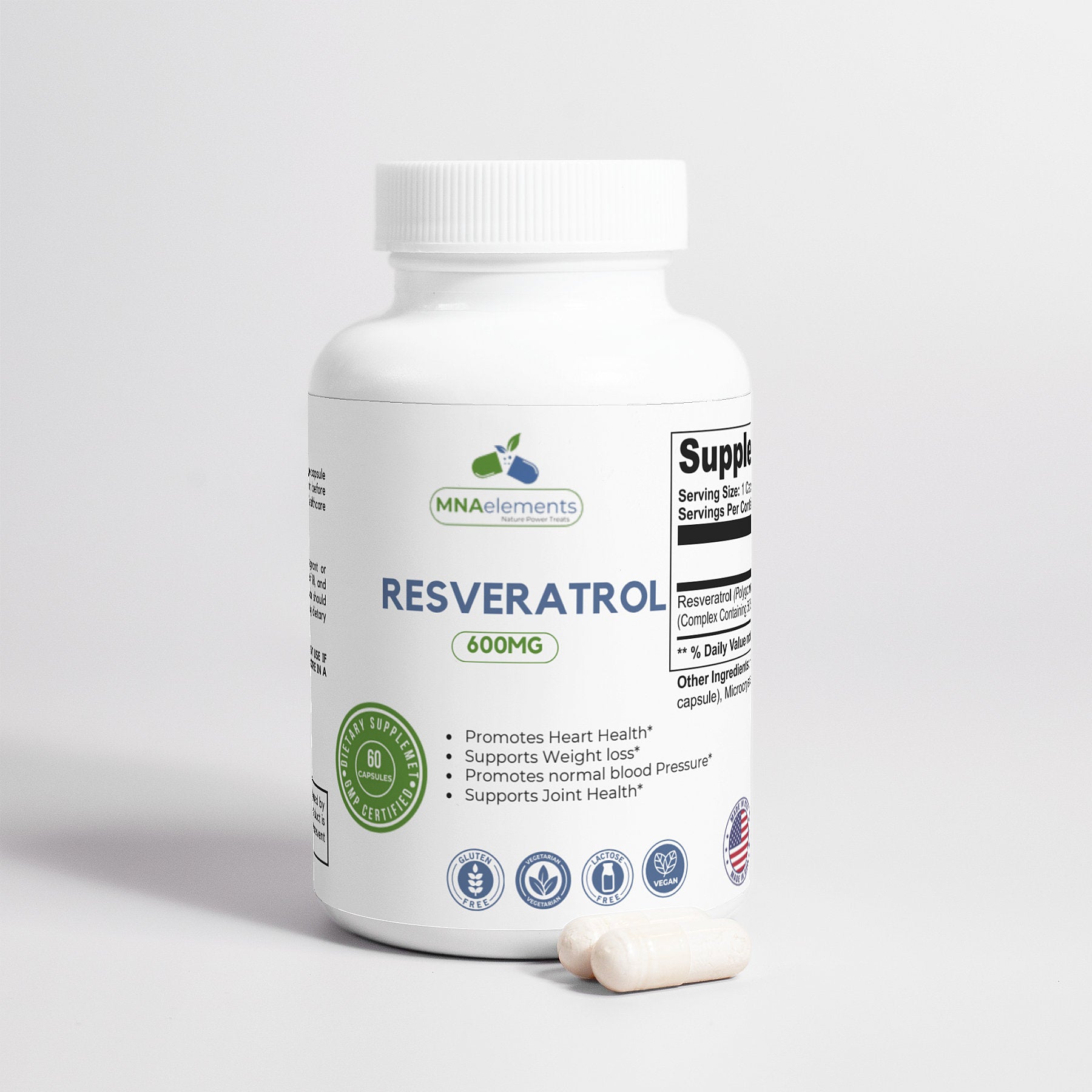 Resveratrol 50% 600mg