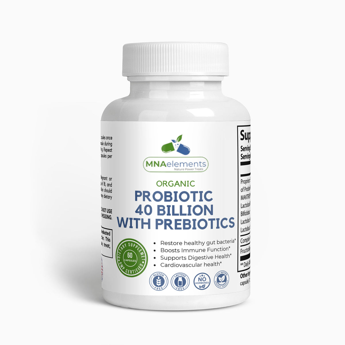 Probiotic 40 Billion with Prebiotics