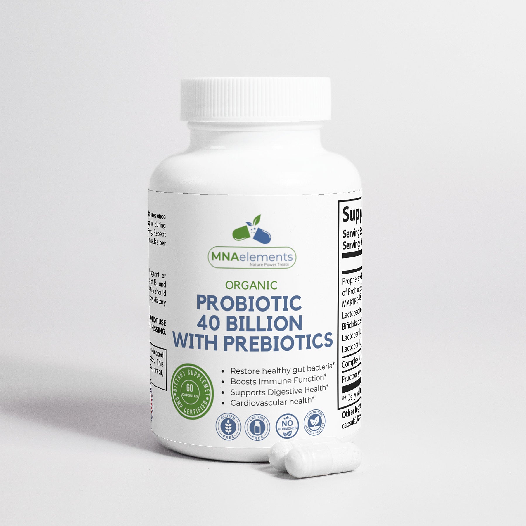 Probiotic 40 Billion with Prebiotics