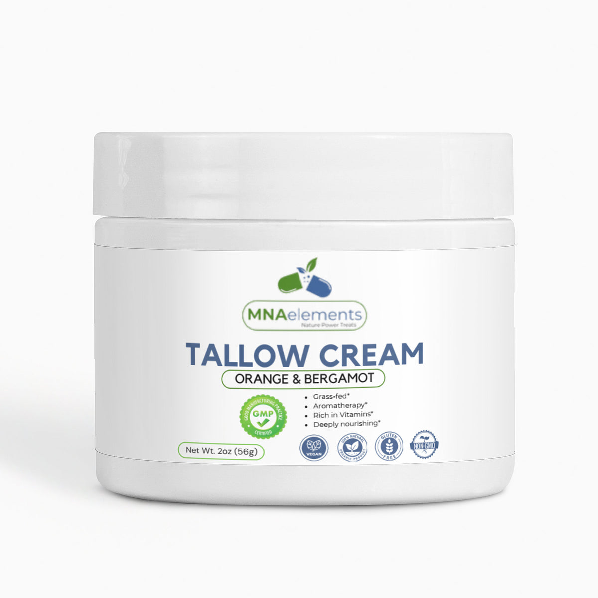 Tallow Cream Orange & Bergamot